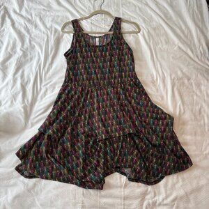 Xhiliration Peacock Dress
